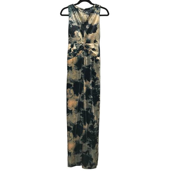 Johnny Was Sherwood Mist Velvet Maxi Sz 0 Boho Luxe Floral Dress Style R35122-0 - Picture 5 of 7